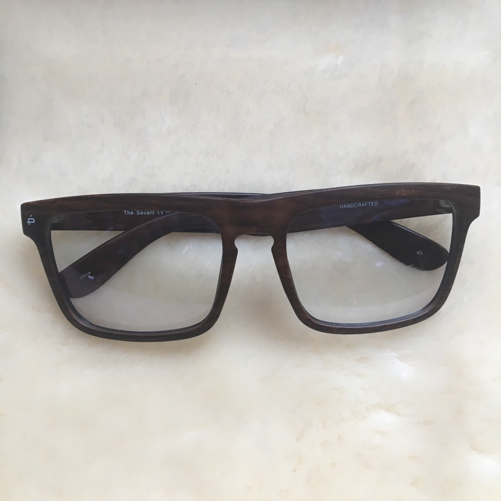Privé Revaux SAVANT woodgrain Blue light glasses